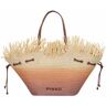 PINKO Pagoda Shopper Bag 27 cm fucsia-arancione-naturale  - Damy