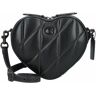 Coach Heart Torba na ramię Skórzany 19 cm black  - Damy