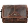 Billy the Kid Ranger Torba messenger skórzana 38 cm przegroda na laptopa brown  - Mężczyźni,Damy,Unisex - Dorośli