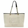 Cavalli Class Vale Shopper Bag 40 cm natural striped-black  - Damy