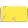 Polo Ralph Lauren Lauren Ralph Lauren Kopertówka Skórzany 18 cm lemon daffodil  - Damy