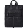 Harbour 2nd Cool Casual Jonas Backpack Leather 42,5 cm Laptop Compartment dark ash  - Unisex - Dorośli,Damy,Mężczyźni