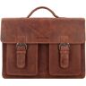 Greenland Nature Montana Briefcase Leather 40 cm braun  - Damy,Mężczyźni,Unisex - Dorośli