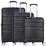 American Tourister High Turn 4 kółka Zestaw walizek 3-części universe black  - Damy,Unisex - Dorośli,Mężczyźni