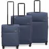 Epic Discovery 4-Wheel Suitcase Set 3szt. navyblue  - Unisex - Dorośli,Mężczyźni,Damy