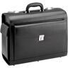 d&n Business & Travel Pilot Case Leather 45 cm schwarz  - Unisex - Dorośli