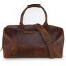 Buckle & Seam Willow Weekender Travel Bag Leather 50 cm brown  - Damy