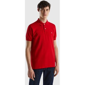 United Benetton, Red Regular Fit Polo, size L, Red, Men