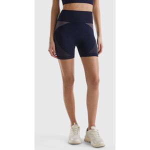 United Benetton, Seamless Sports Shorts, size L, Dark Blue, Women