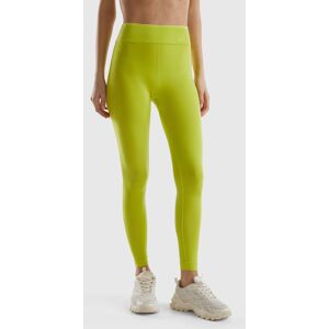 United Benetton, Long Seamless Sports Leggings, size L, Lime, Women