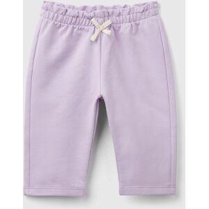 United Benetton, Stretch Organic Cotton Sweatpants, size 56, Lilac, Kids