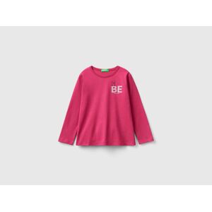 United Benetton, Regular Fit T-shirt In Organic Cotton, size 82, Cyclamen, Kids