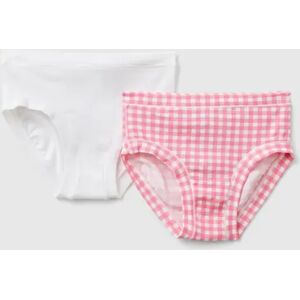 United Benetton, Two Pairs Of Underwear In Stretch Organic Cotton, size XXS-XS, Multi-color, Kids