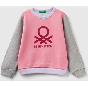 United Benetton, 100% Organic Cotton Sweatshirt With Logo, size 98, Multi-color, Kids