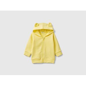 United Benetton, Hoodie In Organic Cotton, size 50, Yellow, Kids