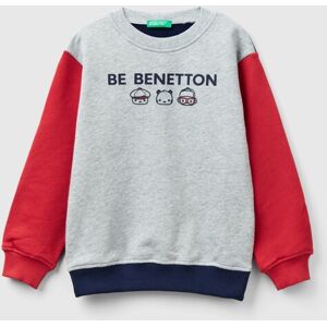 United Benetton, Sweatshirt In 100% Organic Cotton, size 110, Multi-color, Kids