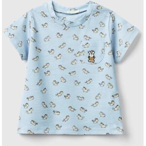 United Benetton, T-shirt With Unicorn Print, size 74, Sky Blue, Kids