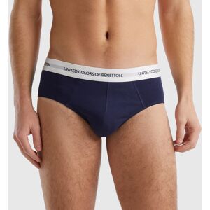 United Benetton, Underwear In Stretch Organic Cotton, size S, Dark Blue, Men