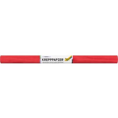 folia 824134 papier krepowy w kolorze ognistej czerwieni, 10 rolek wykonanych z papieru FSC-mix, każda rolka ok. 50 x 250 cm, 32 g/m², wytrzymałość na mokro, elastyczna taśma krepowa folia 824134 papier krepowy w kolorze ognistej czerwieni, 10 rolek wykonanych z papieru FSC-mix, każda rolka ok. 50 x 250 cm, 32 g/m², wytrzymałość na mokro, elastyczna taśma krepowa
