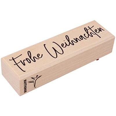 Stempel świąteczny Rayher - Frohe Weihnachten - 3,0x10,0cm Stempel świąteczny Rayher - Frohe Weihnachten - 3,0x10,0cm