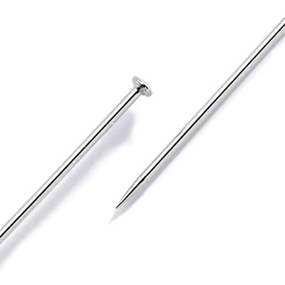 Prym 024265 szpilki, 0,80 x 40 mm, kolor srebrny, 500 g, pudełko kartonowe, stal, 40 x 0,8 mm Prym 024265 szpilki, 0,80 x 40 mm, kolor srebrny, 500 g, pudełko kartonowe, stal, 40 x 0,8 mm