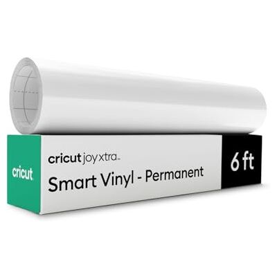 Cricut Smart Vinyl trwały, biały, 24 cm x 1,8 m (1) Cricut Smart Vinyl trwały, biały, 24 cm x 1,8 m (1)