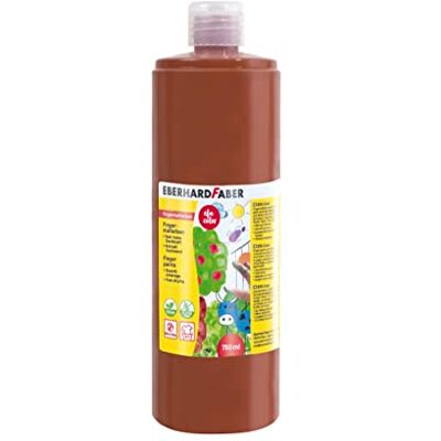 Eberhard Faber 578976 Farba do malowania palcami EFA Color, czerwonawy, 750 ml, szybkoschnąca i zmywalna Eberhard Faber 578976 Farba do malowania palcami EFA Color, czerwonawy, 750 ml, szybkoschnąca i zmywalna