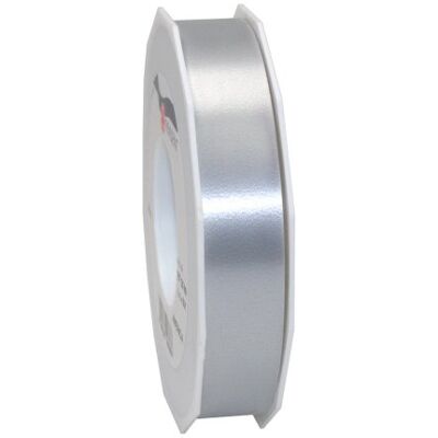 PRÄSENT Presentent zwijana wstążka, srebrna, 25 mm – 91 m PRÄSENT Presentent zwijana wstążka, srebrna, 25 mm – 91 m