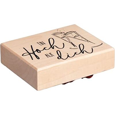 Rayher Stempel "Ein Hoch auf dich", 6 x 8 cm, 29233000 Rayher Stempel "Ein Hoch auf dich", 6 x 8 cm, 29233000