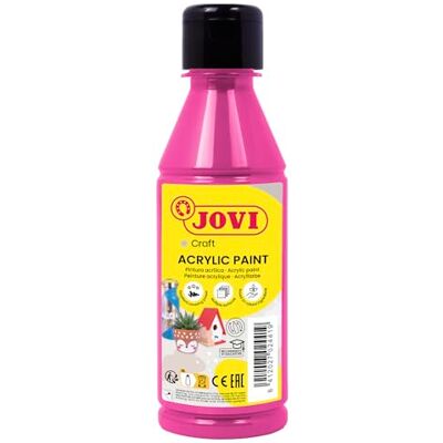 Jovi Farba Akrylowa 250ml, Kolor Magenta, Wysoka siła krycia, Łatwo nakładana na każdą powierzchnię, Bezglutenowa (68008) Jovi Farba Akrylowa 250ml, Kolor Magenta, Wysoka siła krycia, Łatwo nakładana na każdą powierzchnię, Bezglutenowa (68008)