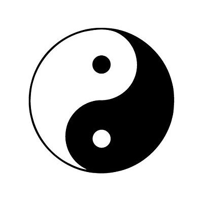Ambiance Stickers Ambiance Sticker Yin Yang – 55 x 55 cm – czarna Ambiance Stickers Ambiance Sticker Yin Yang – 55 x 55 cm – czarna