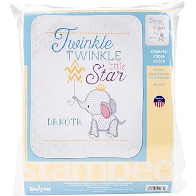 Janlynn Twinkle Little Star zestaw do haftu krzyżykowego, wielokolorowy, 22,35 x 28,7 x 5,58 cm Janlynn Twinkle Little Star zestaw do haftu krzyżykowego, wielokolorowy, 22,35 x 28,7 x 5,58 cm