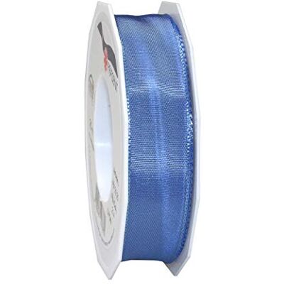 PRÄSENT Lyon Wired Taffeta wstążka, Azure, 25 mm-25 m PRÄSENT Lyon Wired Taffeta wstążka, Azure, 25 mm-25 m