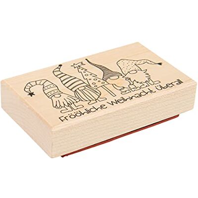 Drewniany stempel Rayher - 6x10cm - Rękodzieło Drewniany stempel Rayher - 6x10cm - Rękodzieło