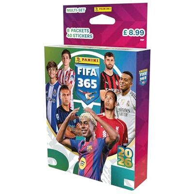 Panini FIFA 365 2026 naklejki blister, 8 sztuk Panini FIFA 365 2026 naklejki blister, 8 sztuk
