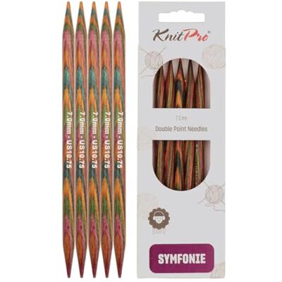 KnitPro Druty do skarpet Symfonie drewniane KnitPro Druty do skarpet Symfonie drewniane