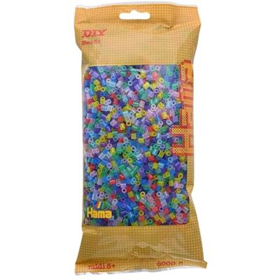 Hama Malte Haaning plastikowe koraliki bezpiecznikowe A/S (6000 sztuk, przezroczyste) Hama Malte Haaning plastikowe koraliki bezpiecznikowe A/S (6000 sztuk, przezroczyste)