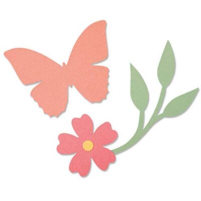 Sizzix 664486 Skrzydła ogrodowe Bigz szablon do wykrawania firmy Olivia Rose, rozmiar uniwersalny Sizzix 664486 Skrzydła ogrodowe Bigz szablon do wykrawania firmy Olivia Rose, rozmiar uniwersalny