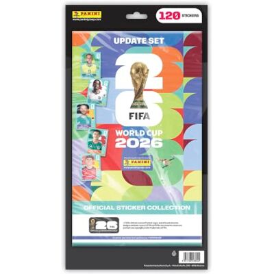 Panini Zestaw aktualizacji kolekcji naklejek FIFA World Cup 2026 Panini Zestaw aktualizacji kolekcji naklejek FIFA World Cup 2026