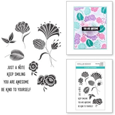 Spellbinders Haftowane kwiaty Spellbinders Haftowane kwiaty