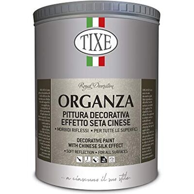 TIXE 619.800 Organza Farba Dekoracyjna Efekt Jedwabu Chiński, Biały, 2 l TIXE 619.800 Organza Farba Dekoracyjna Efekt Jedwabu Chiński, Biały, 2 l