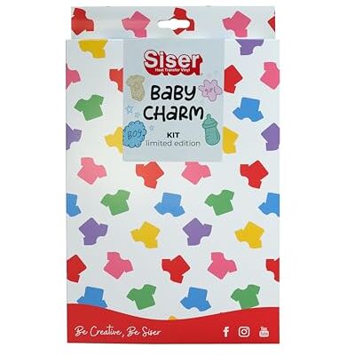 SISER Zestaw do personalizacji tekstyliów dla niemowląt, zawiera 5 arkuszy A4 EasyWeed w delikatnym odcieniu, folia i pęseta SISER Zestaw do personalizacji tekstyliów dla niemowląt, zawiera 5 arkuszy A4 EasyWeed w delikatnym odcieniu, folia i pęseta