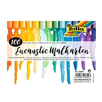 folia 2350 – Enkaustic – karty do malowania, format DIN A5, 100 arkuszy, mocno zagęszczony, bardzo gładki papier specjalny do techniki malowania woskowego folia 2350 – Enkaustic – karty do malowania, format DIN A5, 100 arkuszy, mocno zagęszczony, bardzo gładki papier specjalny do techniki malowania woskowego