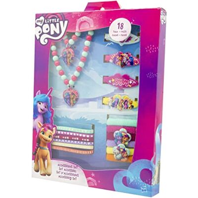 Joytoy Joy Toy Little Pony The Movie 18-częściowy zestaw akcesoriów w opakowaniu prezentowym 18,5 x 2,5 x 23,5 cm 42693 wielokolorowy Joytoy Joy Toy Little Pony The Movie 18-częściowy zestaw akcesoriów w opakowaniu prezentowym 18,5 x 2,5 x 23,5 cm 42693 wielokolorowy