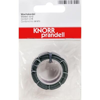 Knorr Prandell 1 x sznurek woskowy 1 mm, czarny Knorr Prandell 1 x sznurek woskowy 1 mm, czarny