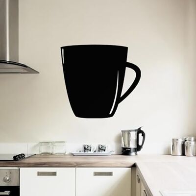 Ambiance Sticker Łupek czarna tablica Samoprzylepne naklejki ścienne Kubek do kawy H65 x Dł. 70 cm Ambiance Sticker Łupek czarna tablica Samoprzylepne naklejki ścienne Kubek do kawy H65 x Dł. 70 cm