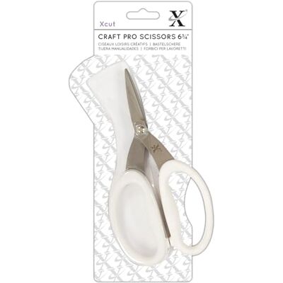 docrafts Xcut 6-3/4 Design Craft Pro nożyczki, srebrne/białe docrafts Xcut 6-3/4 Design Craft Pro nożyczki, srebrne/białe
