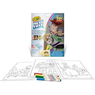 CRAYOLA Color Wonder zestaw do kolorowania z 18 kolorowankami i 4 markerami bez plam, kreatywna aktywność dla dzieci w wieku 3 4 5 lat CRAYOLA Color Wonder zestaw do kolorowania z 18 kolorowankami i 4 markerami bez plam, kreatywna aktywność dla dzieci w wieku 3 4 5 lat