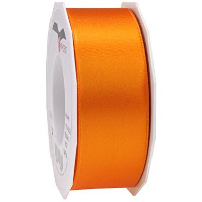 PRÄSENT C.E. Pattberg SATIN Orange, 25 m satynowa wstążka do pakowania prezentów, szerokość 40 mm, taśma prezentowa do dekoracji i majsterkowania, taśma dekoracyjna do prezentów, na każdą okazję PRÄSENT C.E. Pattberg SATIN Orange, 25 m satynowa wstążka do pakowania prezentów, szerokość 40 mm, taśma prezentowa do dekoracji i majsterkowania, taśma dekoracyjna do prezentów, na każdą okazję