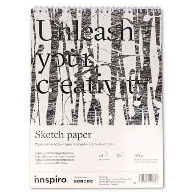 INNSPIRO Blok papieru szkic A3 30 stron 160g. INNSPIRO Blok papieru szkic A3 30 stron 160g.
